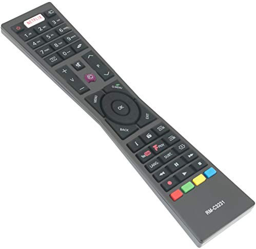 ALLIMITY RM-C3231 Ersetzte Fernbedienung für JVC SMART 4K LED TV LT-32C670 LT-32C671 LT-43C860 LT-40C860 LT-43C862 LT-43C870 LT-55C860 LT-24C660 LT-24C661 LT-32C660 LT-32C661 LT-49C770