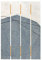 Bilderwelten Holzbild - Punkte im Dialog IV - Hochformat 3:2 70cm x 48cm