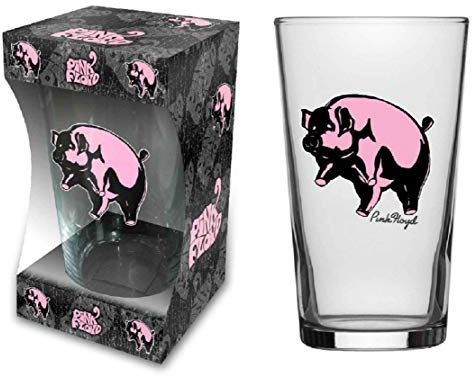 for-collectors-only Pink Floyd Glass Animals Pig Logo England Beer Glass Long Drink Glass XL Drinking Glass Pint Glass