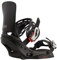 Burton Lexa - Fijaciones de Snowboard para mujer, color negro