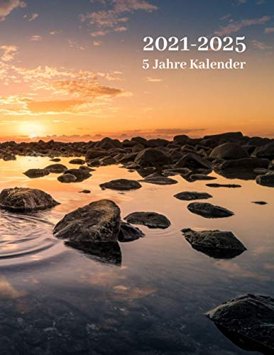 2021-2025 5 Jahre Kalender: Monatsplaner von Januar 2021 bis Dezember 2025, 60 Jahr Terminplan, Monatskalender für Zeiteinteilung, Auflage 11