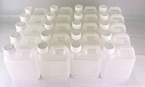 Swindon Composite Supplies 1 Litre Plastic Bottle HDPE - 1000ml natural plastic - Jerrycan (20)