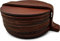Brute Strength - sous-Verres en Cuir Pleine Fleur - Cognac - Rond - 14 pcs - sous-Verre Rond pour Verre - sous-Verres pour Boissons - Comprend Un Support