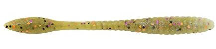Berkley PowerBait® MaxScent Flat Worm Finesse Fishing Bait, Gobyashi, 4.5in | 11cm, Irresistible Scent & Flavor, Versatile Profile, Ideal for Drop Shot Presentation