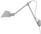 dftp STAY Schreibtischlampe grau E27 mit Schalter 54,5cm