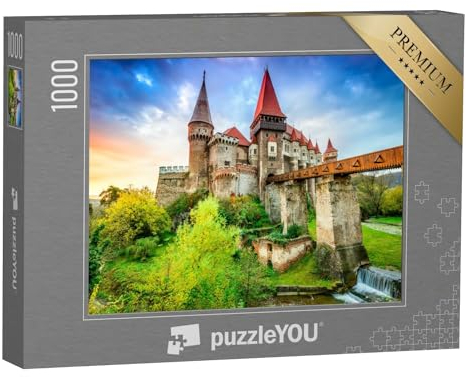 puzzleYOU: Puzzle 1000 Teile „Schönes Panorama von Schloss Hunyad, Siebenbürgen, Rumänien“ – aus der Puzzle-Kollektion Rumänien, Weitere Europa-Motive