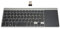 ciciglow Teclado Inalámbrico, Teclado Inalámbrico 2 en 1 2,4G con Panel Táctil Y Receptor USB, Teclados Inalámbricos para Portátiles, Ordenadores, Decodificadores de TV