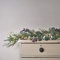 Lights4fun 2m Eukalyptus Girlande mit Beeren Tannenzapfen und Micro LED Lichterkette Timer Gold Weihnachtsdeko
