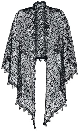 Sinister Gothic Gothic Scarf Frauen Tuch schwarz