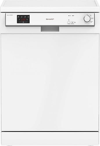 SHARP - QWHX12F47EW1FR Autoportant, en Acier inoxydable