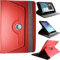 DV 10inch Tablet Case Cover - Universal Leather Stand Case Folio Cover Magic Leather 360° Rotating Case Fits for ALL 10 Inch & 10.1 Inch Android Tablets tab (Red)