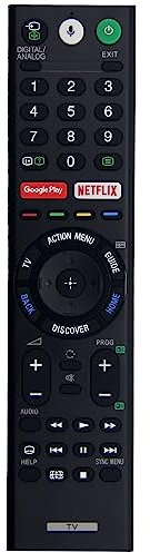 RMF-TX200P - Mando a distancia IR de repuesto para Sony Bravia TV KD-75X9000E KD-49X8000E KD-43X8000E KD-75X8500E KD-65X8500E KD-55X8500E KD-75X8500D KD-55X8500D D KD-43 X8000D KD-75X9400E KD-65X9300E