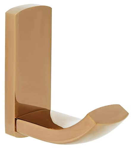Topyond Brass Towel Hooks, Rose Gold Wall Mounted Coat Hook, Robe Hook, Door Hanger, Simple Wall Clothes Hat Rack Hanger for Kitchen and Bathroom