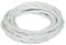 FANTON cavo elettrico tessile colore bianco treccia seta 5mt 3G1.5 filo rivestito in tessuto vintage stile retrò per lampadari applique 93808-05