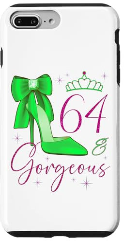 iPhone 7 Plus/8 Plus 64 and Gorgeous 64th Birthday 64 Years Old Queen Bday Party Case
