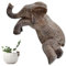 Generic Elephant Figure Plant Pot Hanger - Elephant Animal Plant Pot Edge Decor,Planter Pot Hanger Decorations for Balcony Garden, Flower Pots, JH1U1BNQJ5DSZNA9FC