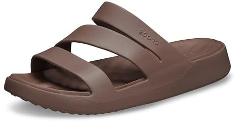 Crocs Donna Getaway Strappy Sandalo, Truffle, 36/37 EU