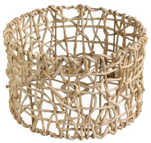 Modern Metal rund lampenschirm,Stil Retro gold Trommelform, hohlgeschnitzt, für Stehlampe, Hängelampe,Tischlampe (Rund-12PG)