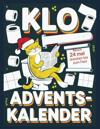 Klo Adventskalender: Ein Fest der Witze, Herausforderungen und Sudoku für jeden Tag im Badezimmer!