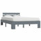 Buzaza Massivholzbett Bettgestell Bed Frame Bett Mit Bettkasten Hausbett Bett Massivholz Grau Kiefer 120x200 cm - 283168
