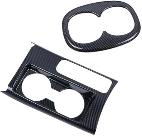Auto-Styling-Innenraum Für M&ITSUBISHI ASX 2020 2021 Center Konsole Wasser Tasse Halter Panel Schalthebel Abdeckung Rahmen Trim Dekoration
