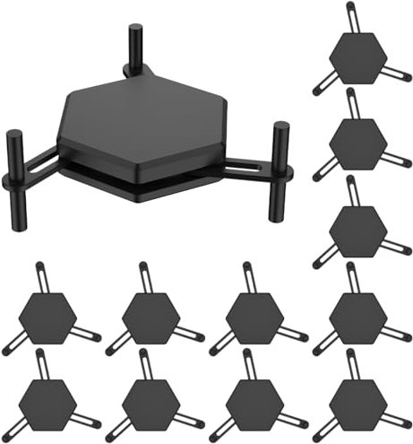 6/12Pcs Coffee Mug Holder Stackable Coffee Cup Organizer Adjustable Drinkware Stacker Organizer Compatible With Any Size Non-Slip Reusable Kitchen Cup Storage Organizer for Cupboard Space Saver (6)