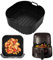 VEGCOO Philips Airfryer 6.2 L Silicone Mould Set, Air Fryer Silicone Insert, for NA230/00 - Heat Resistant 230 °C, Dishwasher Safe, Fryer Accessories with Handle and Non-Stick