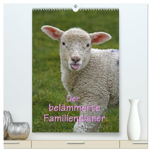 Der belämmerte Familienplaner (hochwertiger Premium Wandkalender 2026 DIN A2 hoch), Kunstdruck in Hochglanz: Liebenswerte Nutztierkinder (CALVENDO Tiere)