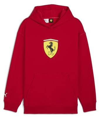 PUMA Felpa con Cappuccio Scuderia Ferrari Sportswear Shield da Uomo