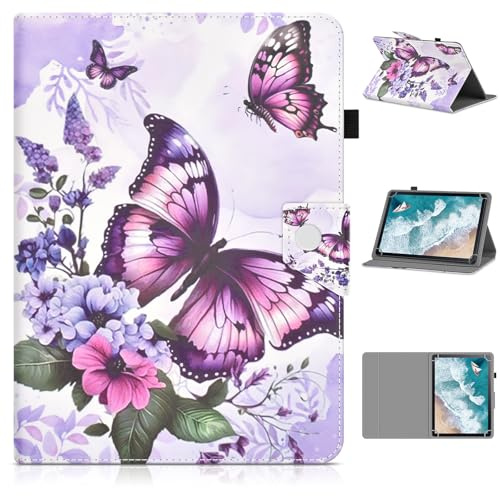 KATUMO Universal Case for 10 inch / 10.1 inch Tablet | for All Kinds of 9.6-10.5 inch Android / iOS / Windows Tablet, Travel Portable Folio Leather Cover, Stand and Magnetic Buckle