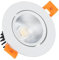 LEDKIA LIGHTING LED Downlight Einbaustrahler 7W Rund COB CRI90 Ausschnitt Ø 70 mm No Flicker 2700K Warmweiß