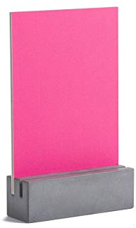 Korn Produkte Tischaufsteller T&B, für DIN A5, hochwertig, schlicht und funktional. Werbeaufsteller aus Beton