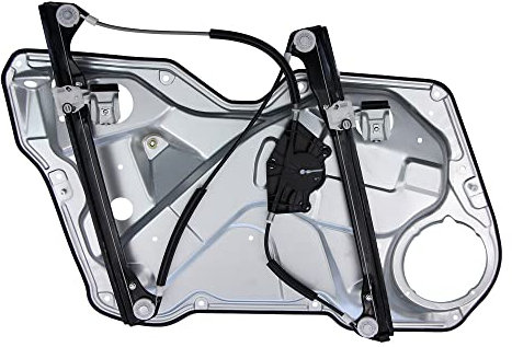 BESTPRICE 1x Elevalunas eléctrico delantero derecho con placa atornillable Compatible con SEAT LEON (1M1), TOLEDO II (1M2)