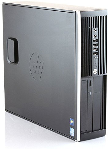 HP Elite 8300 Ordinateur de Bureau (Intel Core i7-3770, 8 Go de RAM, Disque SSD 240 Go, WiFi PCI, Windows 10 Pro ES 64) Noir (Reconditionné)