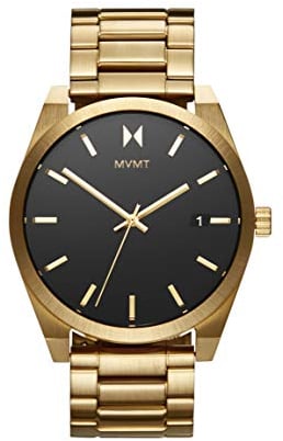 MVMT Analog Quarzuhr für Herren mit Gelbgoldfarbenes Edelstahlarmband - 28000037-D