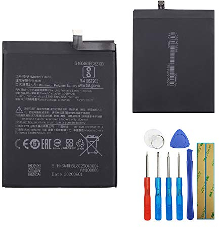 E-yiiviil Ersatzakku BM3L Compatible with Xiaomi 9 MI9 with Tools