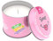 CRISTALINAS, Vela en Lata Feel Good Fragance. Mas de 35h. Reutilizable. Aroma Fresas y Nata (Pack 3)