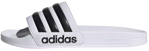 adidas Adilette Shower Slides, Infradito Unisex - Adulto, Cloud White Core Black Cloud White, 38 EU