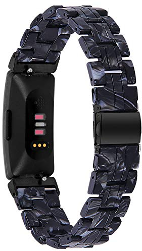 RuiRdot Ace 2 Armband, 5.5-7.87 (145mm-200mm) Resin Armband Schlankes Leichtes Sportarmband Verstellbares Ersatzarmband mit Faltschließe Kompatibel für Inspire/Inspire HR/ACE 2 (R05)