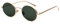 BOUACOUA Retro Sonnenbrille im Steampunk Stil Runde Metallrahmen Sonnenbrillen für Herren Damen