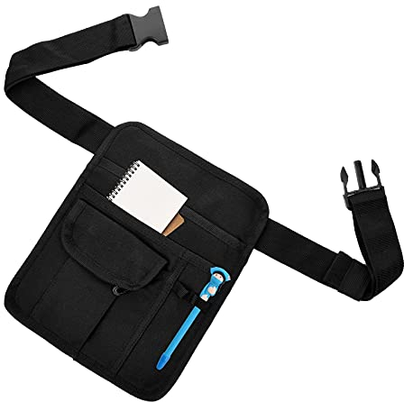Beewanta Restaurant-Server-Schürze für Kellner, Kellnerin, Gebrauchsgürtel, Bauchtasche, Taschen-Organizer für Gästebuch, Tablet, Brieftasche, Pads, Geldhalter, Kellner, Stifte zum Wechseln