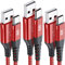 sweguard USB C Kabel 3.1A [3Stück 3m+2m+1m] Schnellladung, Ladekabel USB C Nylon Type C Kabel für Samsung S25 S24 S23 S22 S21 zu S8 Plus/Ultra/FE,Note20,A71 A52 A51,i Phone 16 15 Pro Max,HUAWEI P60