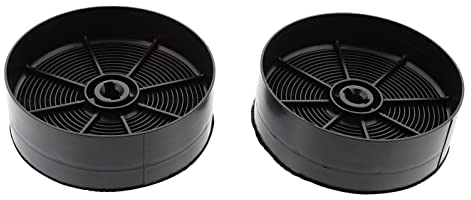sparefixd Carbon Filters ECFB03 125mm Diameter x 2 to Fit Electrolux Cooker Hood
