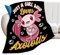 Axolotl Decke, superweich, warm, flauschig, Flanell, Just A Girl Who Loves Axolotls, Überwurfdecke, gemütlich, flauschig, Plüsch, niedlich, rosa, Tier-Bettwäsche, Decke, Geschenk für Jungen,