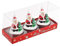 Christmas Xmas Candle 3 Stück Weihnachten Teelicht Kerzen für Zuhause Weihnachtskerzen Dekoration (Weihnachtsmann Kerzen)