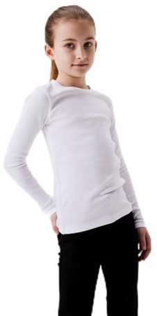 Name IT Mädchen Nkfnakal Ls Short Top Noos Langarmshirt (1er Pack)