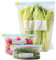 Gefrierbeutel Zipper Wiederverwendbare 60stk Freezer Bags Großer Mittlerer und Kleiner Größen Aufbewahrungsbeutel Sandwichbeutel Küche Beutel für Gemüse Milch (60)
