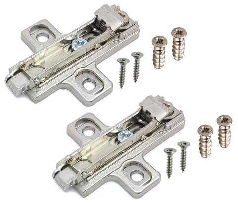 Base per Cerniere SALICE con Innesto e Sgancio Rapido. (Croce, H02)