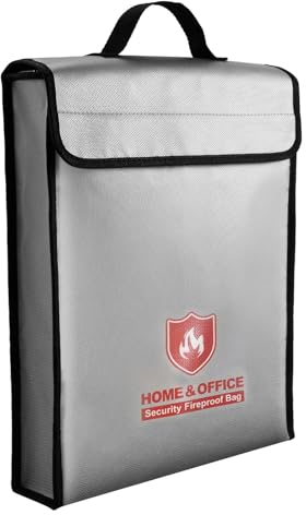 Dokumententasche Feuerfest Wasserdicht l Dokumententasche Wasserdicht,Feuerfeste Tasche für Geld, Dokumententasche Wasserdicht für A4 Dokumente Passport Bankdatei Geld Wertsache