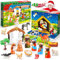 Adventskalender 2024 Kinder,Krippe Weihnachten Weihnachtskalender Kinder Spielzeug Weihnachtskrippe Kinder Krippenspiel Adventskalender Weihnachts Geschenke für Kinder